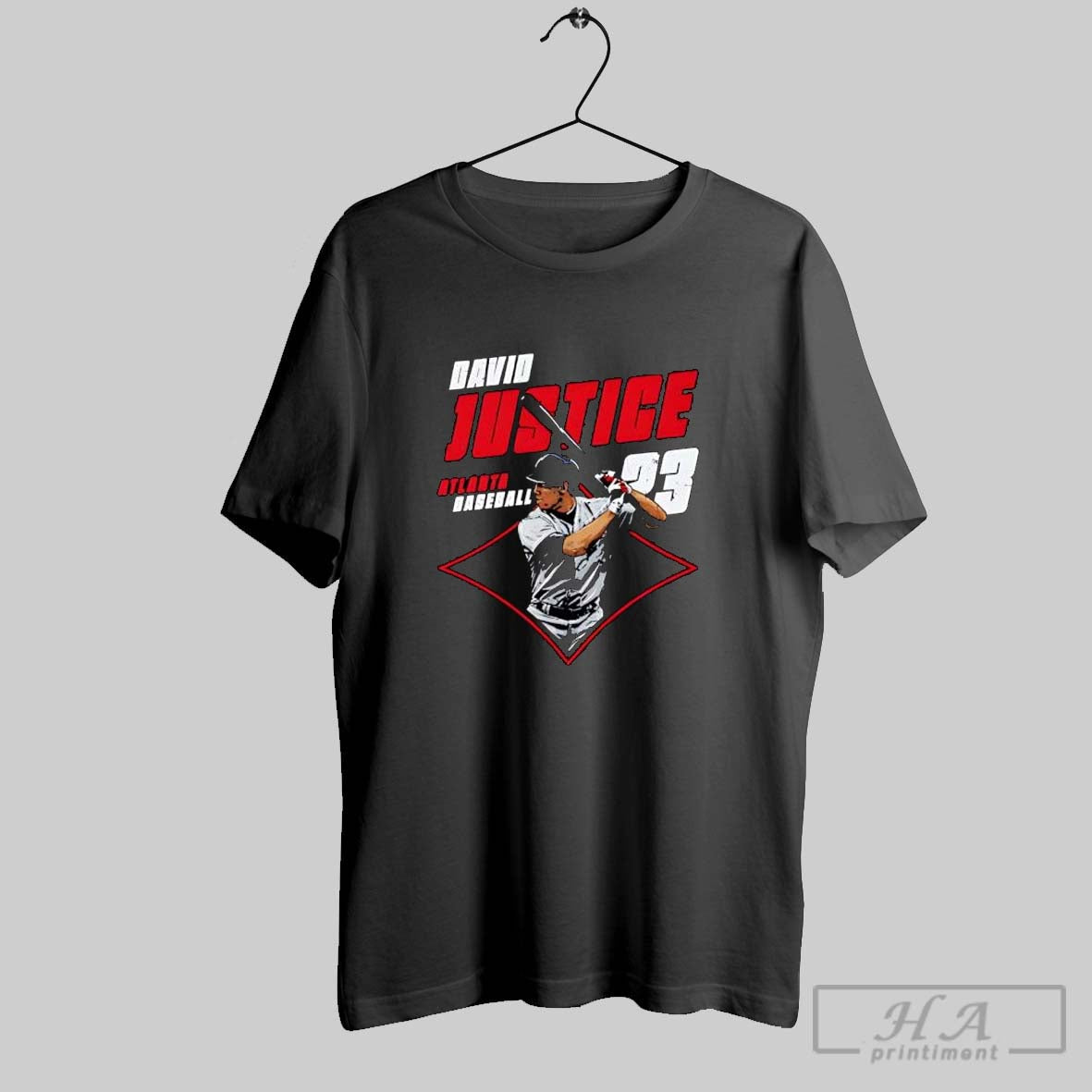 Official David Justice Atlanta Diamond 23