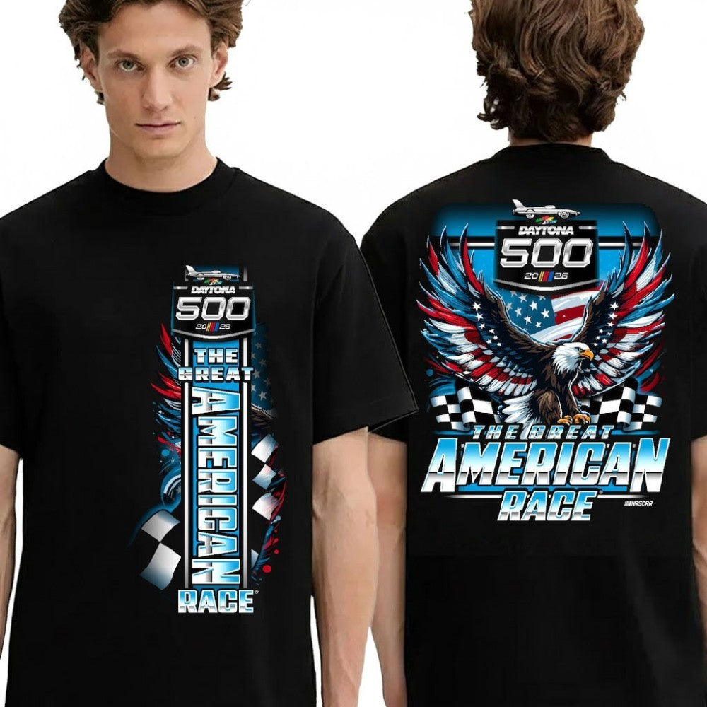 Daytona International Speedway Checkered Flag Sports 2026 Daytona 500 Eagle Shirt
