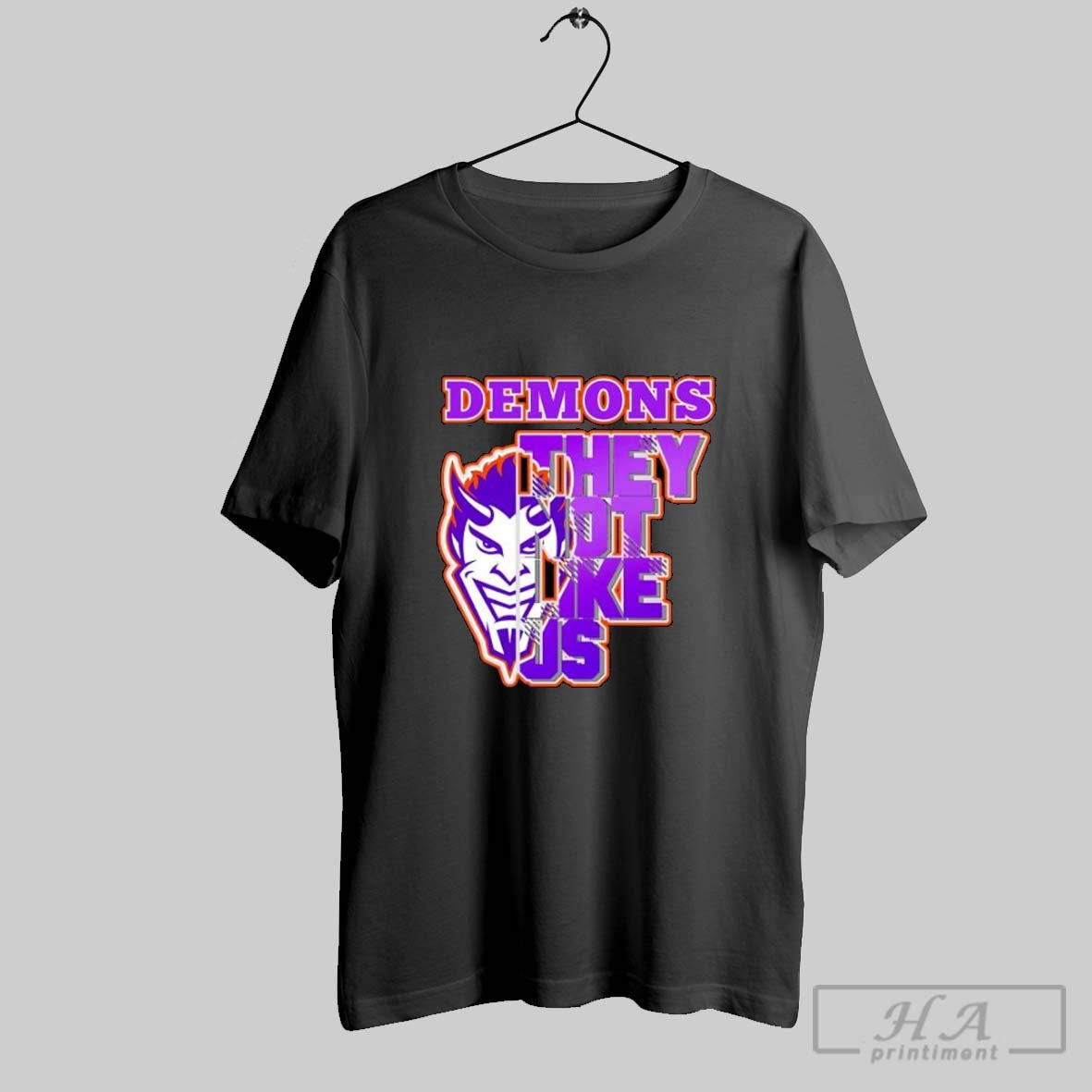 Official Demons They Not Like Us Devil Mascot