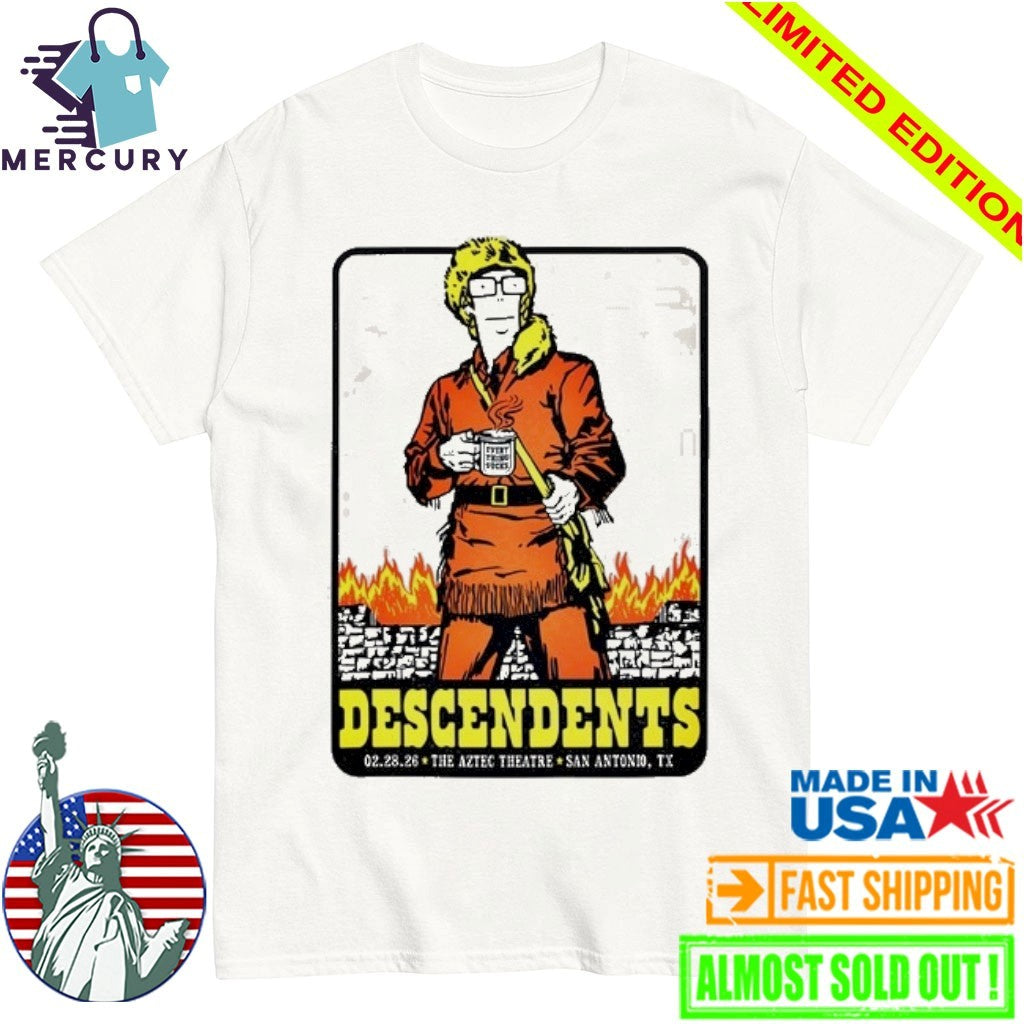 Descendents Feb 28 2026 Aztec Theatre in San Antonio TX Shirt