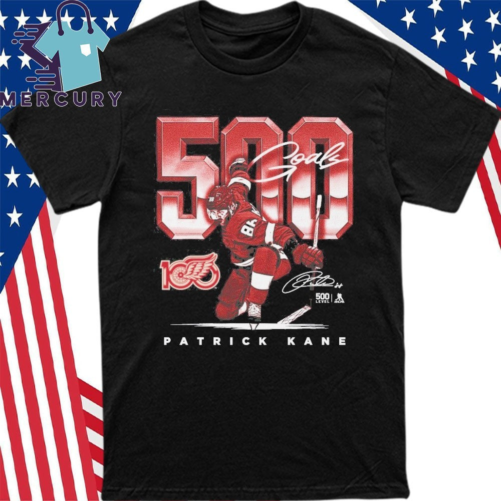 Detroit Red Wings Patrick Kane 500th Goal Shirt