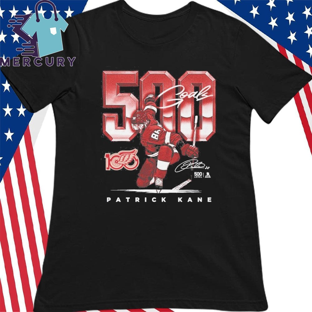 Detroit Red Wings Patrick Kane 500th Goal Shirt