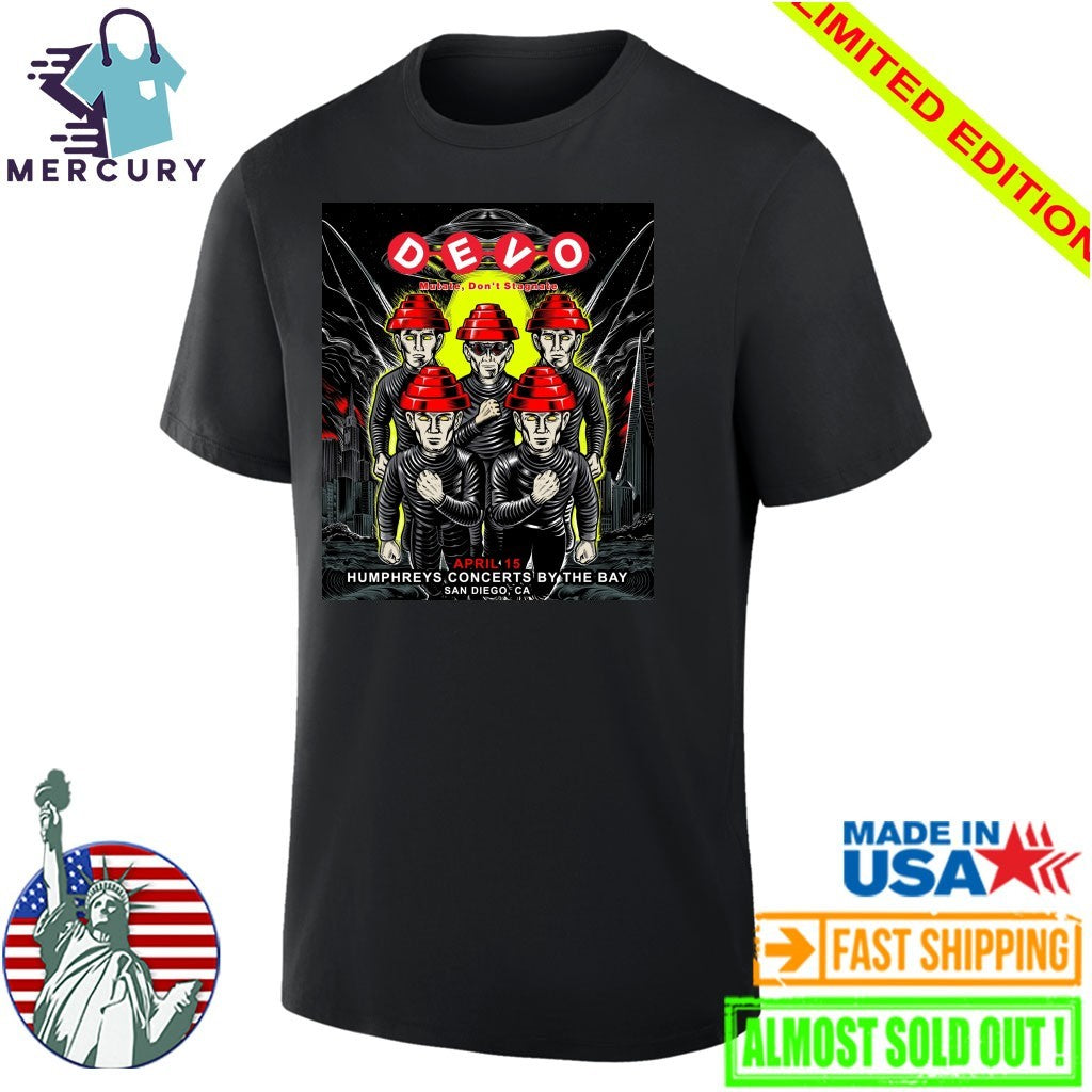 Devo Humphrey’s Concerts By The Bay in San Diego CA Apr 15 2026 Poster Shirt