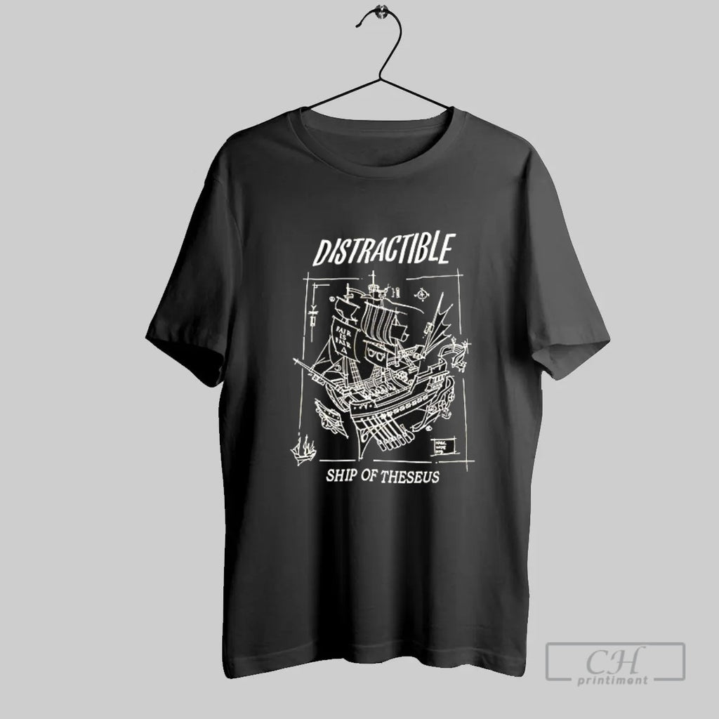 Official Distractible Ship Of Theseus T Shirt