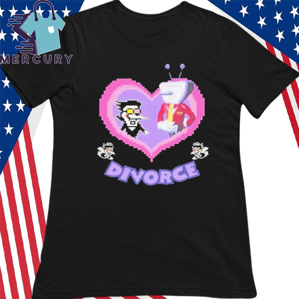 Divorce Heart Spamton and Tenna Shirt