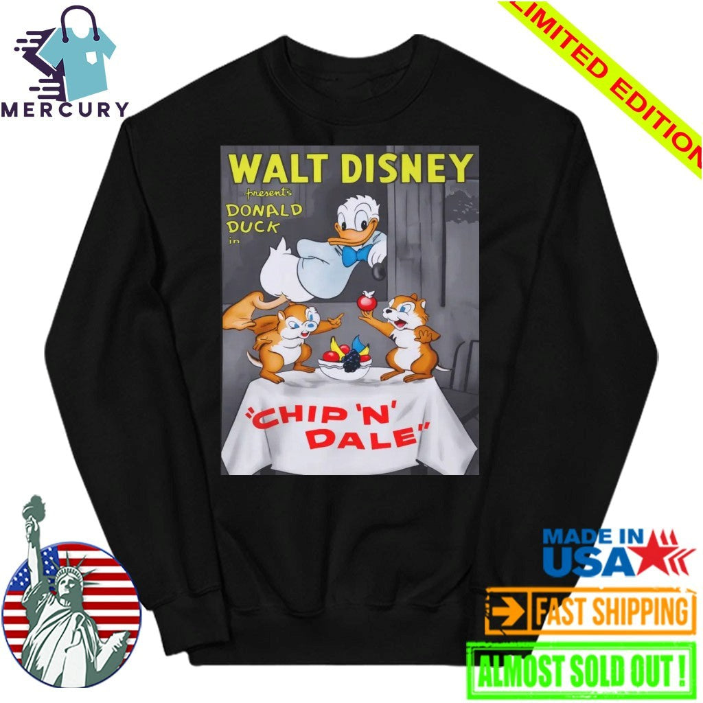 Donald Duck In Chip N Dale Shirt