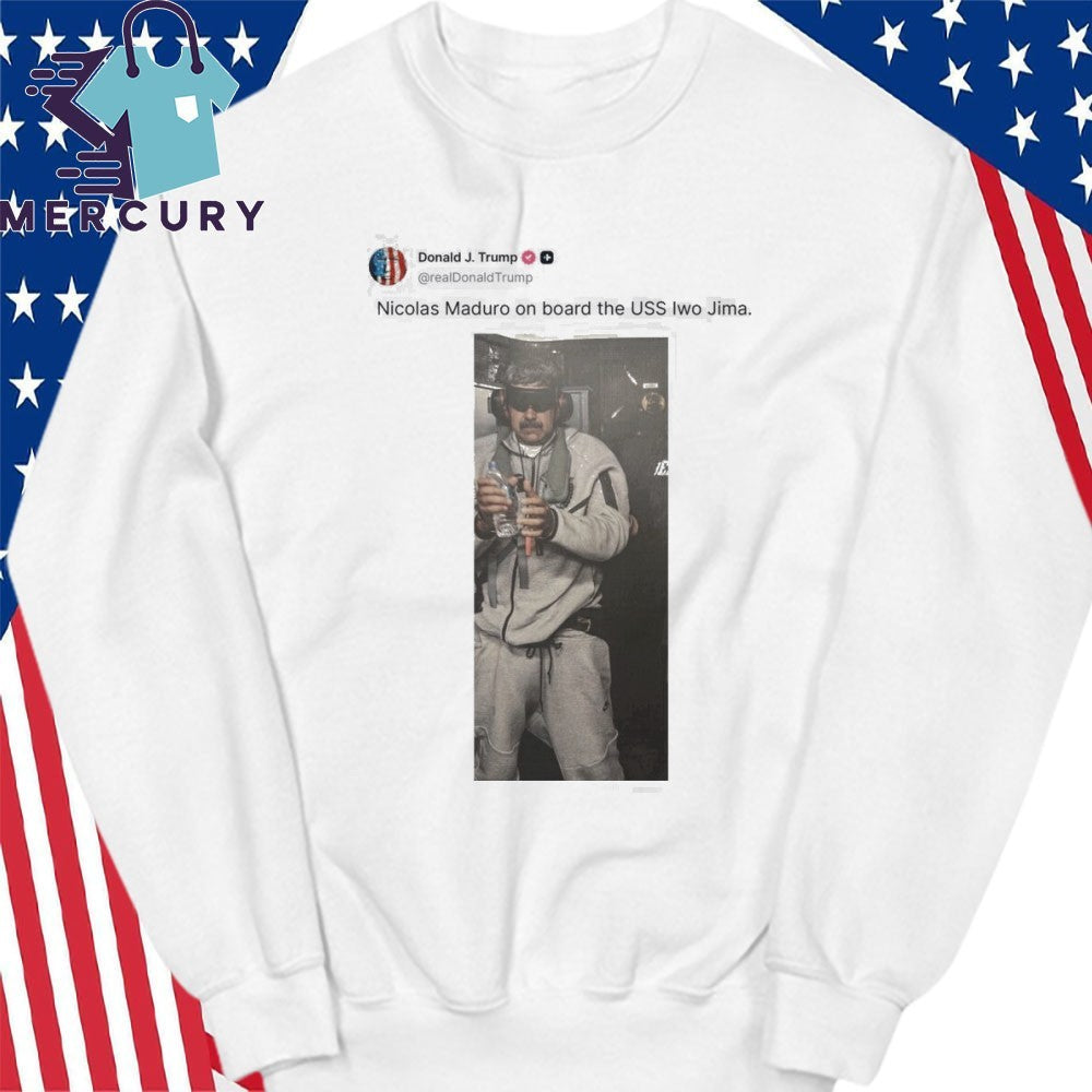 Donald Trump Nicolas Maduro On Board The USS Iwo Jima Shirt