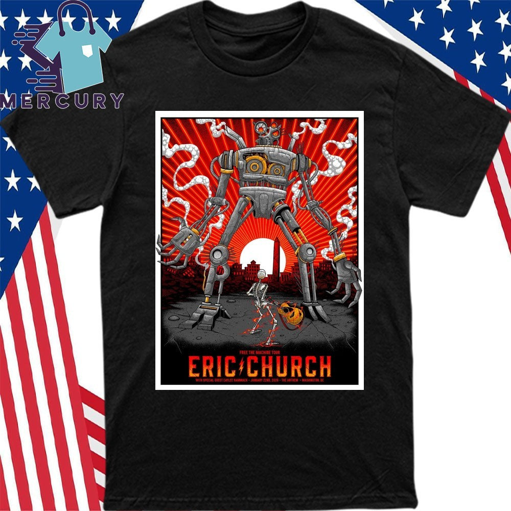 Eric Church Jan 22 2026 The Anthem in Washington DC Poster Shirt
