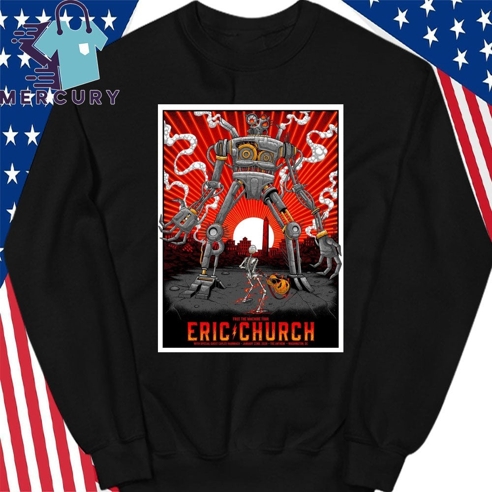 Eric Church Jan 22 2026 The Anthem in Washington DC Poster Shirt