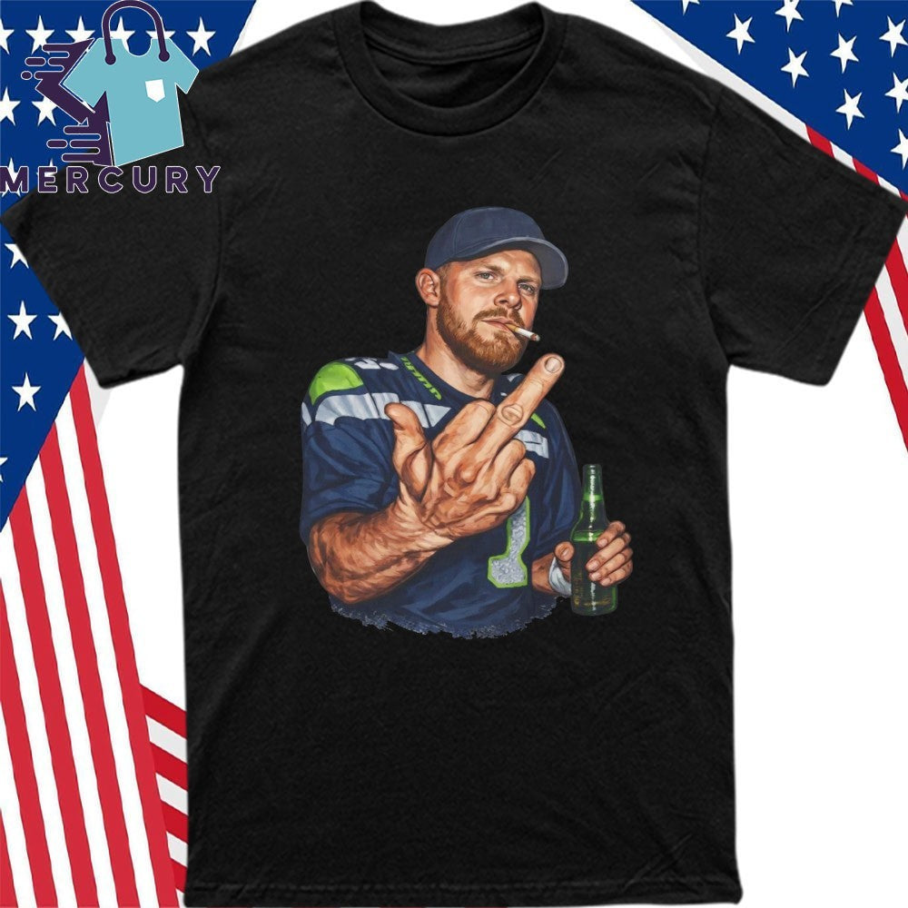 Ernest Jones Sam Darnold Middle Finger Shirt
