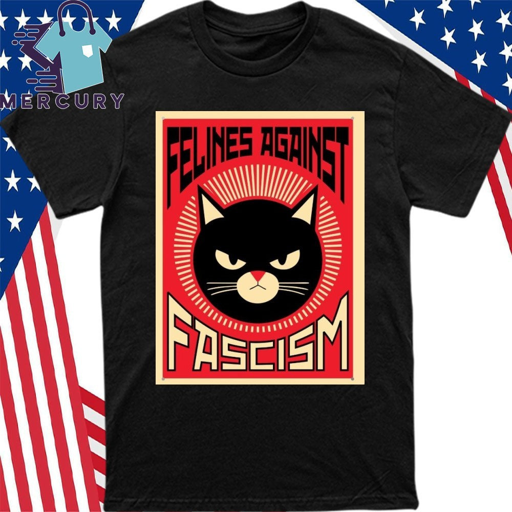 Felines Against Fascism Lorenzo The Cat Shirt