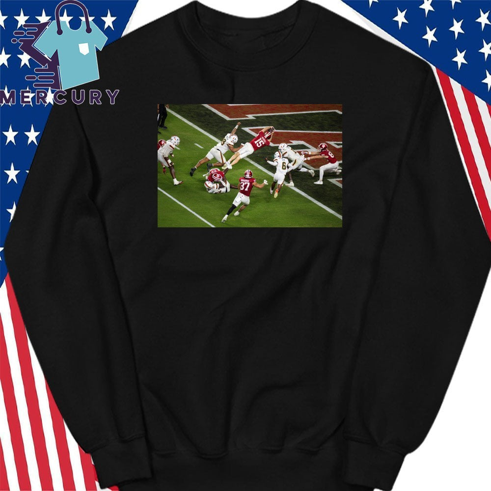 Fernando Mendoza Touchdown One Of The Hardest Moment In College Football History National Champions 2025 Shirt