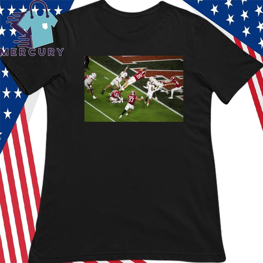 Fernando Mendoza Touchdown One Of The Hardest Moment In College Football History National Champions 2025 Shirt