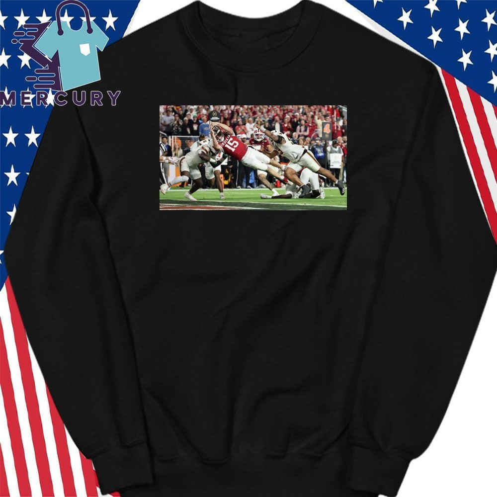 Fernando Mendoza’s Fourth-Down Touchdown Dart An Iconic Play And Image Heisman Winner National Champions Shirt