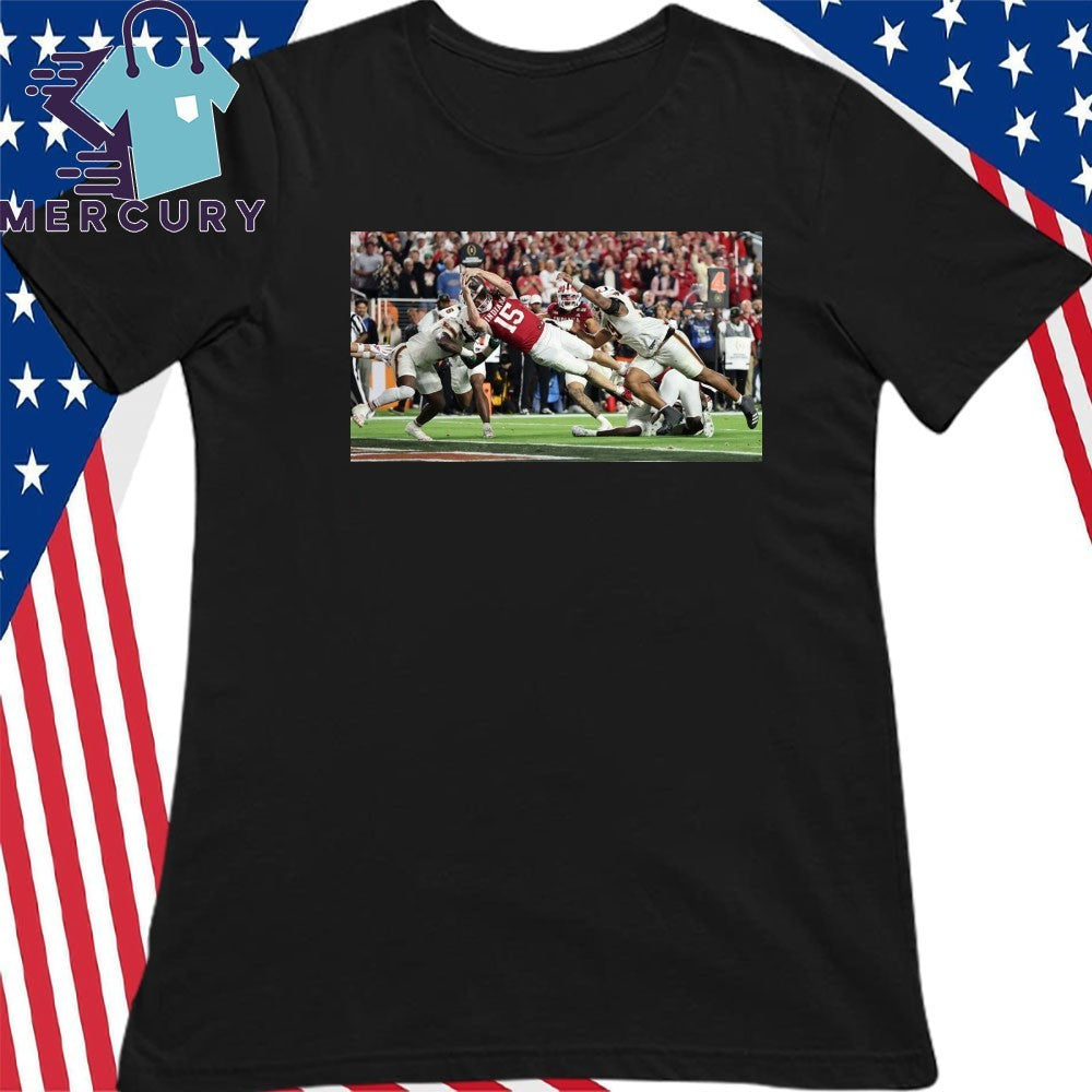 Fernando Mendoza’s Fourth-Down Touchdown Dart An Iconic Play And Image Heisman Winner National Champions Shirt