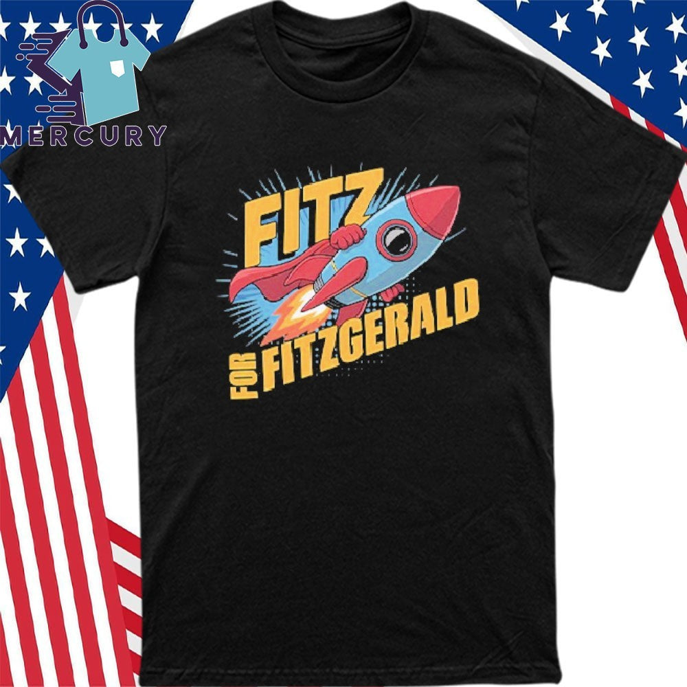 Fitz For Fitzgerald Rocketship Shirt