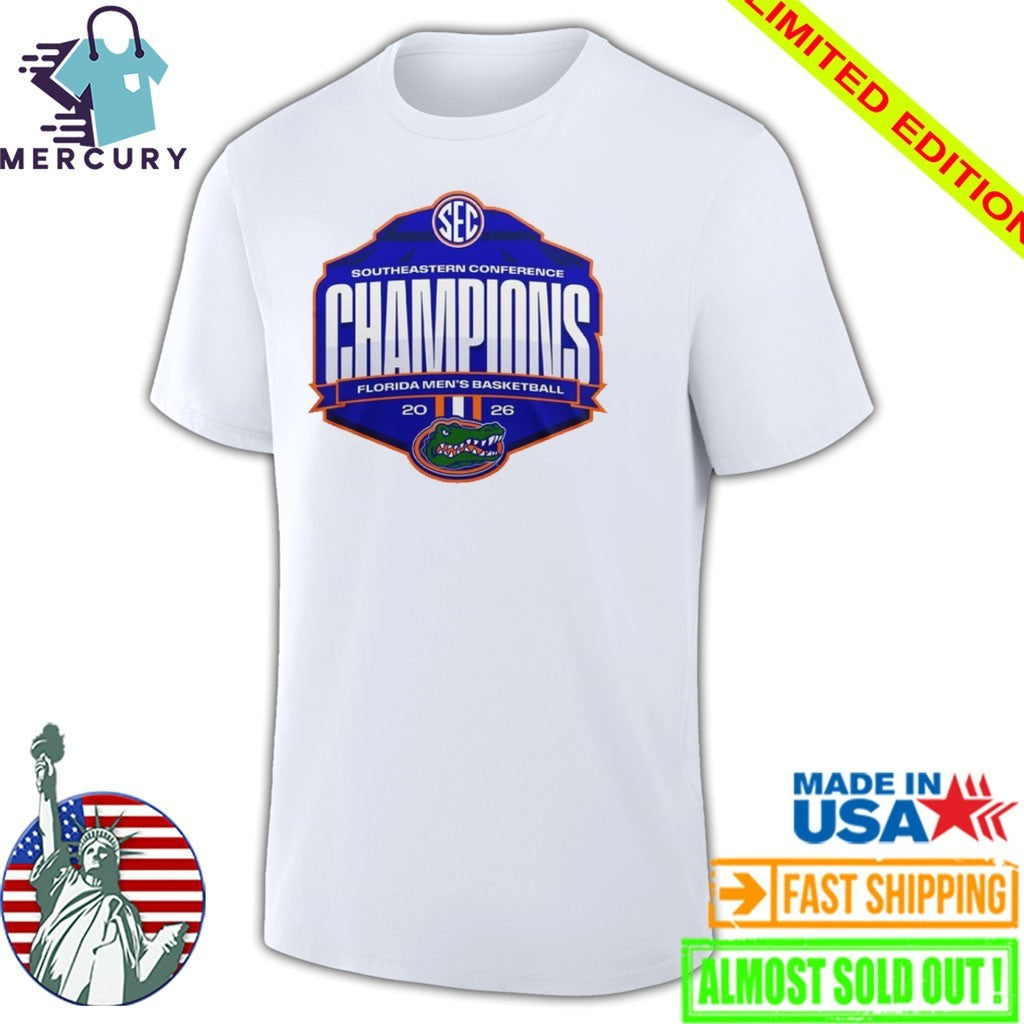 Florida Gators Basketball Southeastern Conference Champions 2026 Shirt