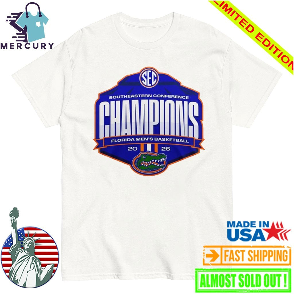 Florida Gators Basketball Southeastern Conference Champions 2026 Shirt