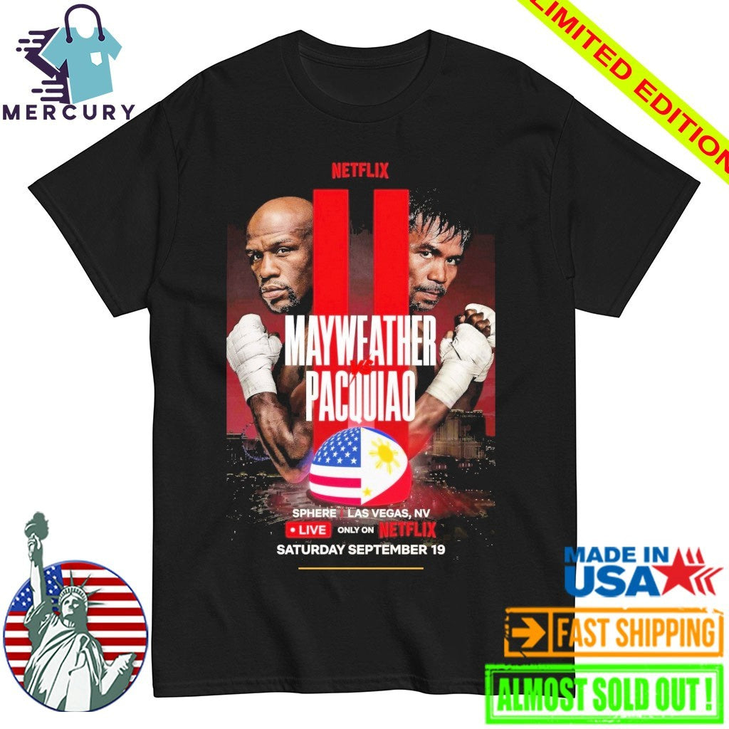Floyd Mayweather vs Manny Pacquiao 2026 Sphere Las Vegas September 19th Shirt