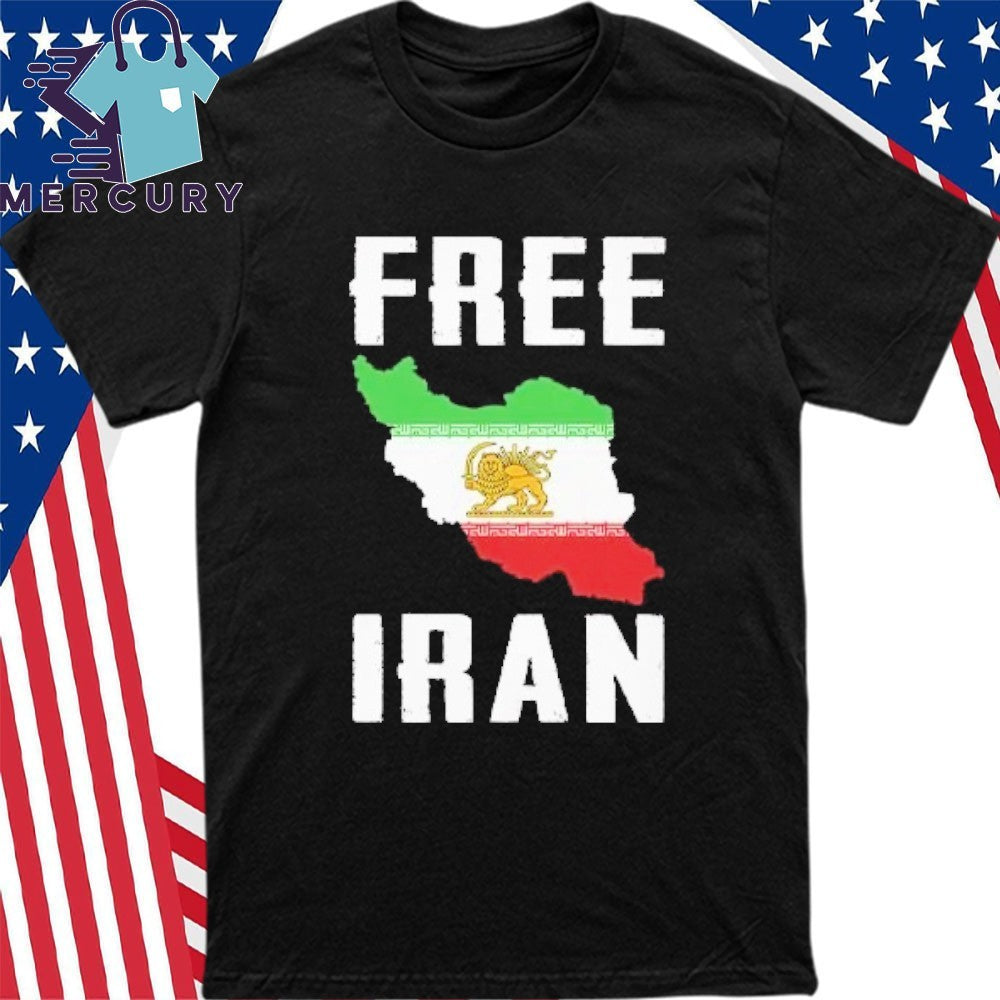 Free Iran Lion Symbol Shirt