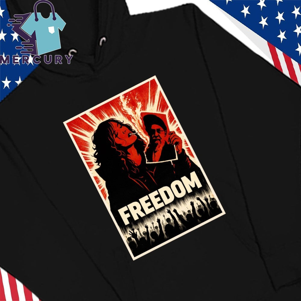 Freedom Iran Revolution Smoking Persian Girl Shirt