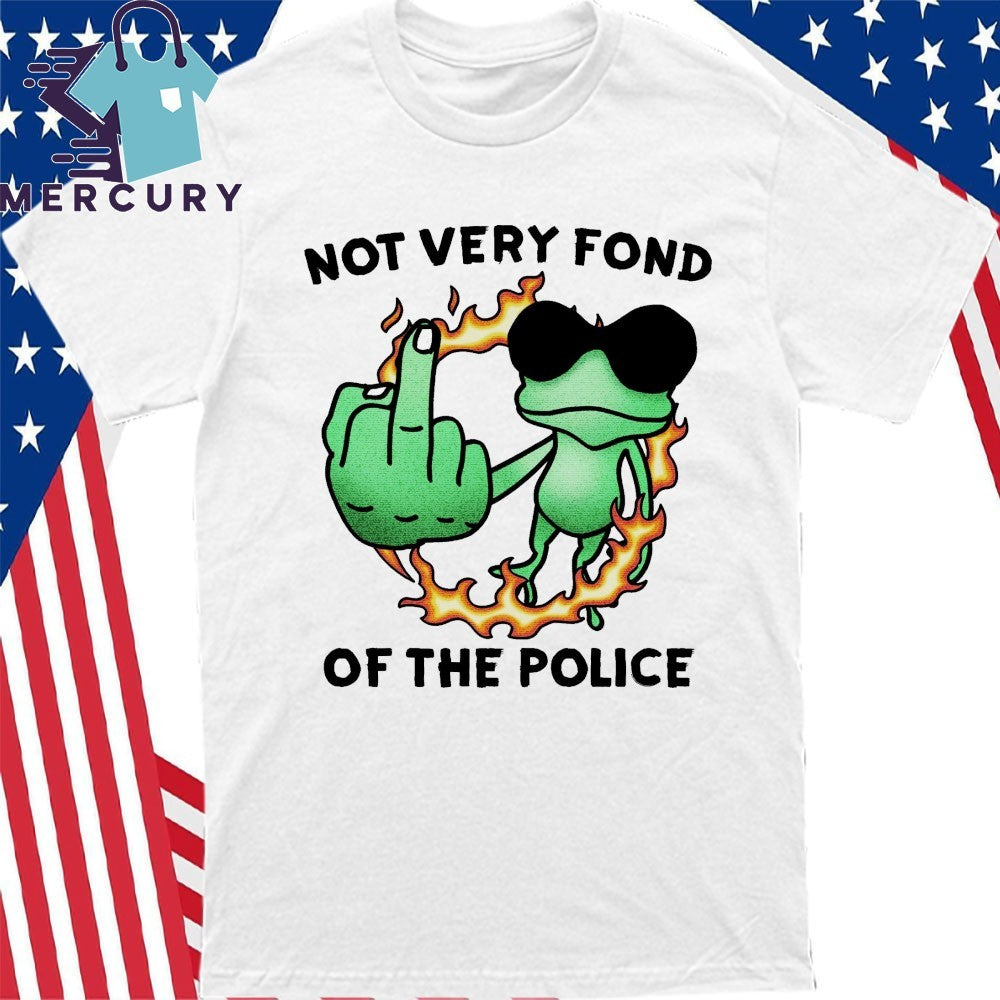 Frog Not Very Fond Of The Police Shirt