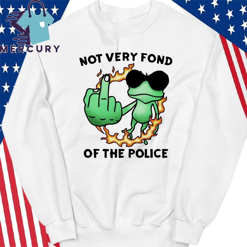 Frog Not Very Fond Of The Police Shirt