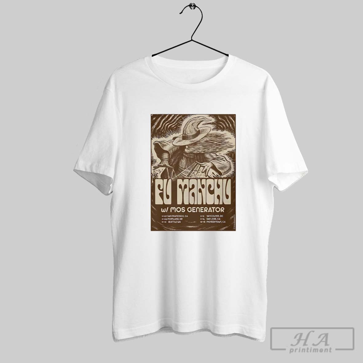 Official Fu Manchu Graphic T Shirt