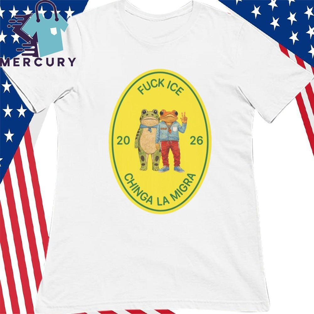 Fuck Ice Chinga La Migra Sapo Concho and Frog 2026 Shirt