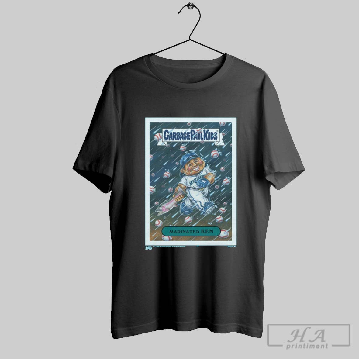 Official Garbage Pail Kids X Seattle Mariners Mlb Marinated Ken 2025