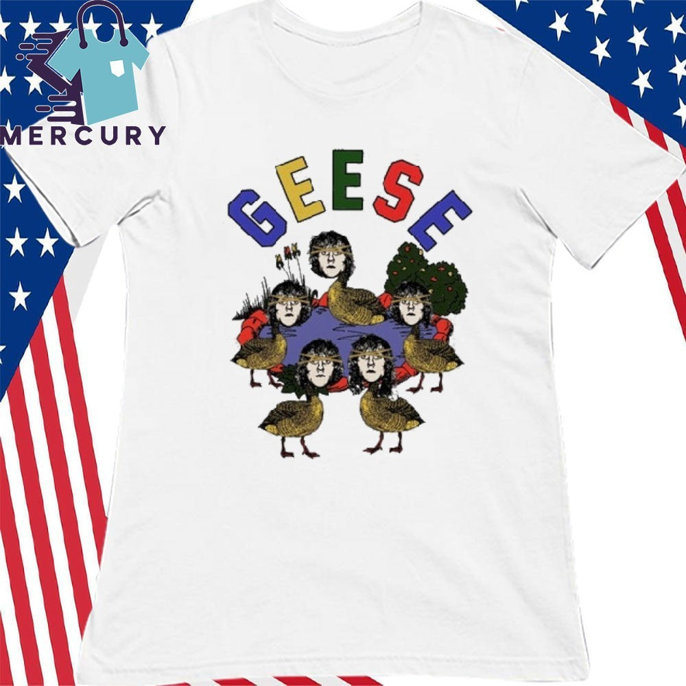 Geese Surreal Goose Illustration Shirt
