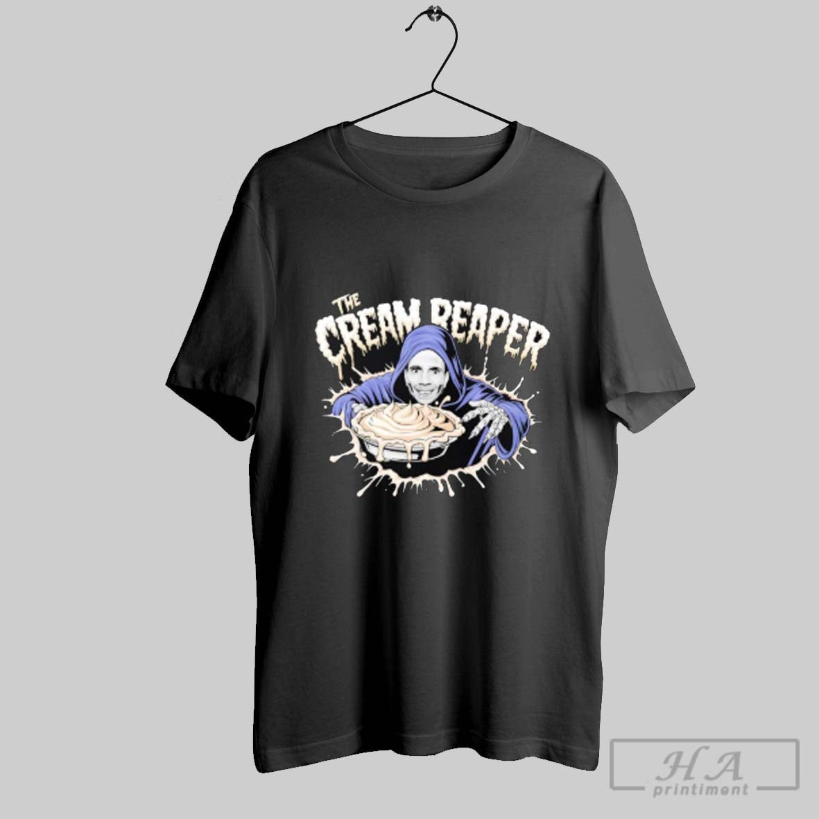Official Gene Borrello The Cream Reaper Halloween T