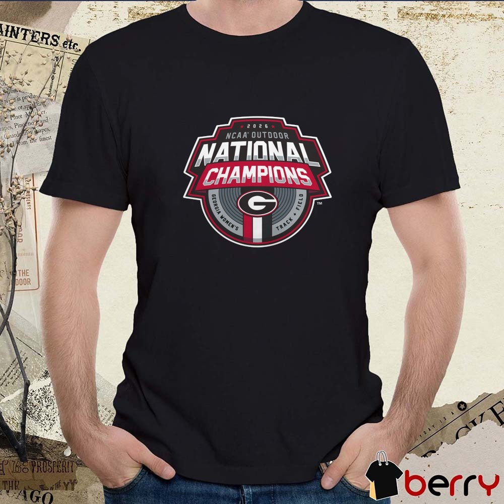 Georgia Bulldogs 2026 NCAA Women’s Outdoor Track & Field National Champions t-shirt