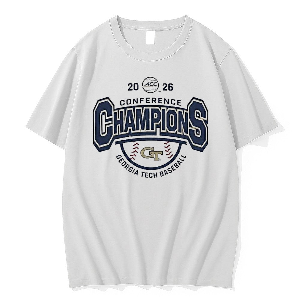Official Georgia Tech Yellow Jackets Baseball Acc Tournament Champions 2026 1 T Shirts