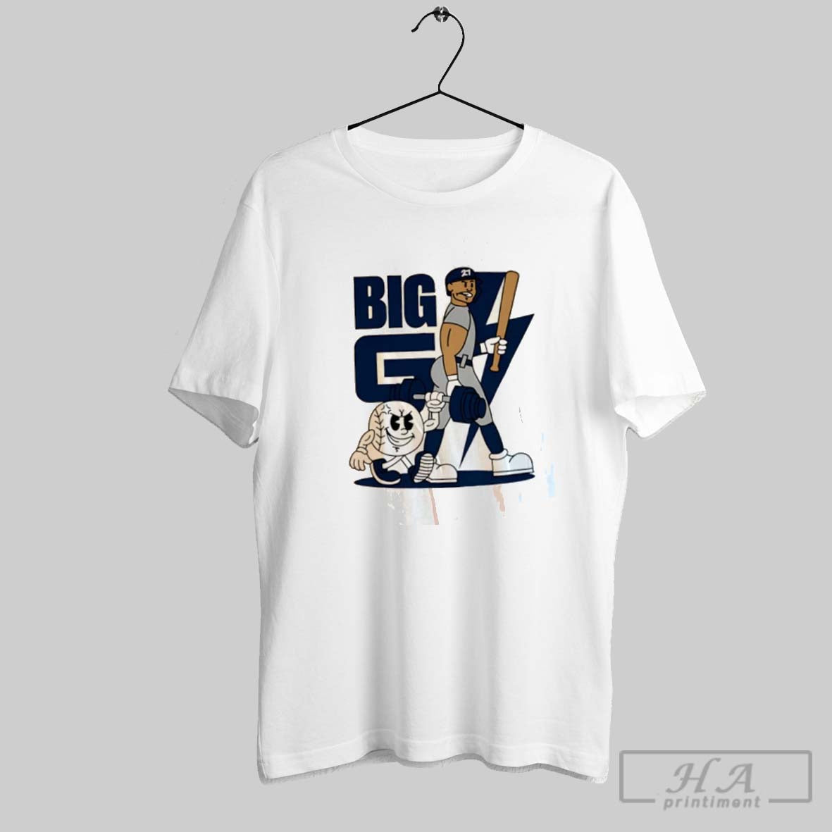 Official Giancarlo Stanton New York Yankees Big G Summer Cartoon