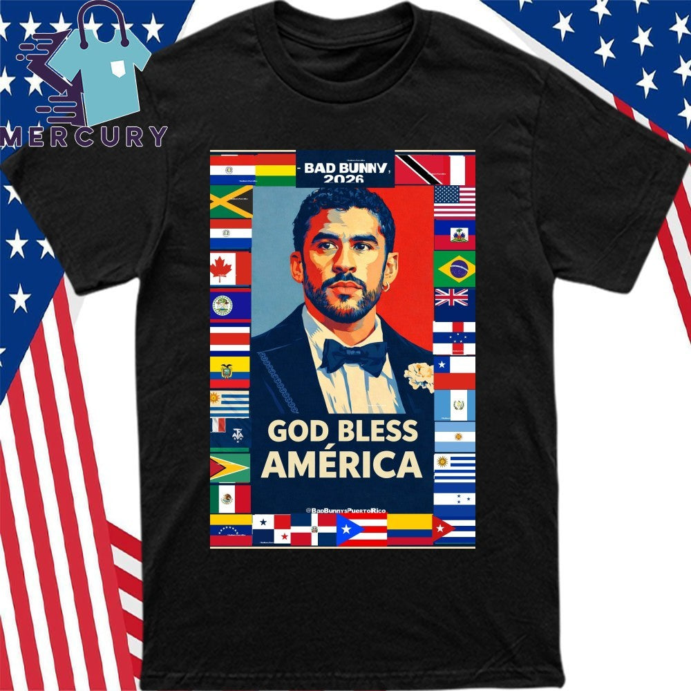God Bless America Bad Bunny 2026 Shirt