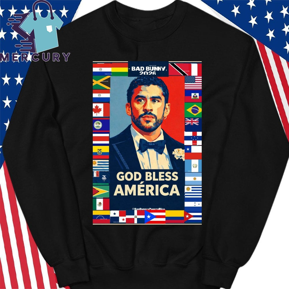 God Bless America Bad Bunny 2026 Shirt