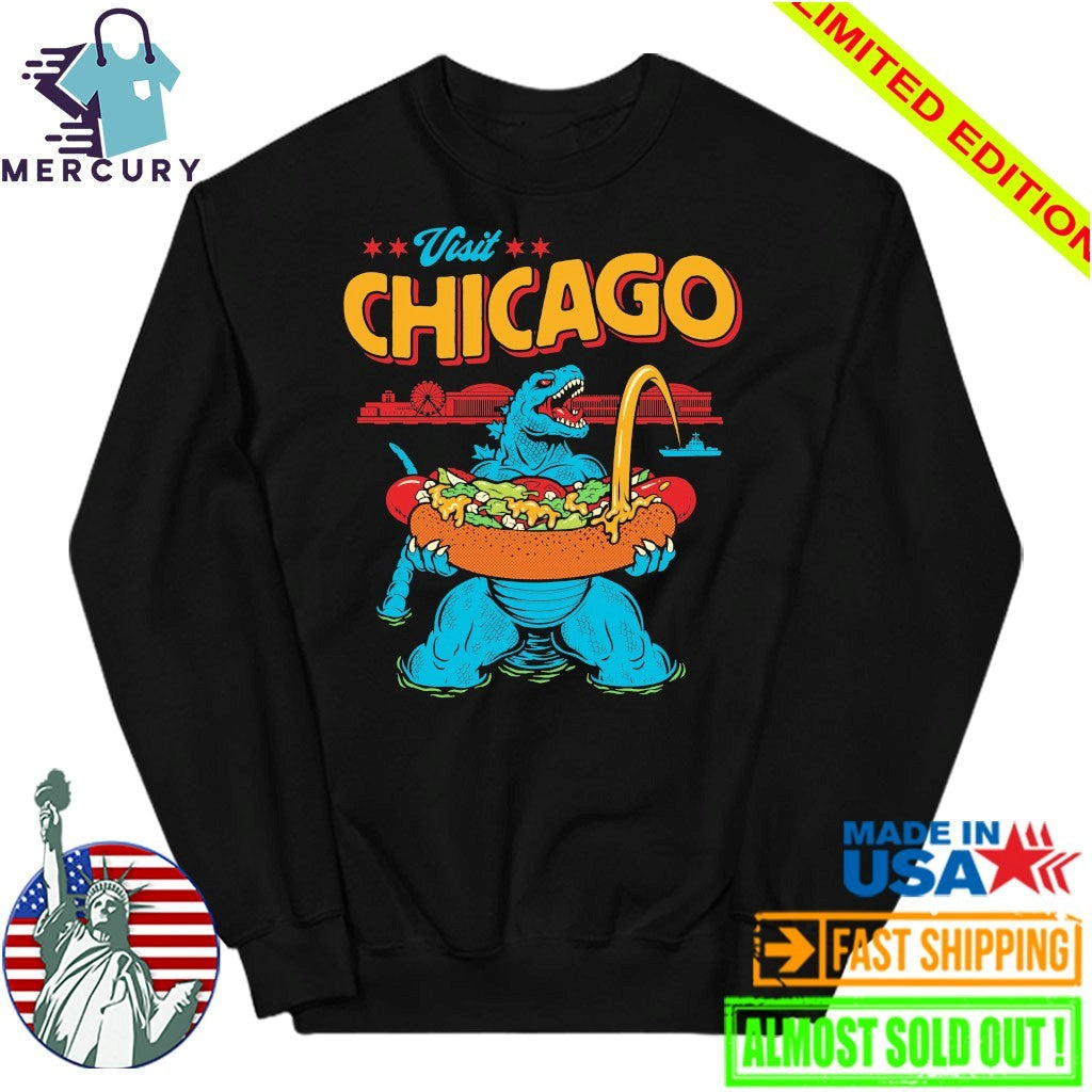 Godzilla Visits Chicago Shirt