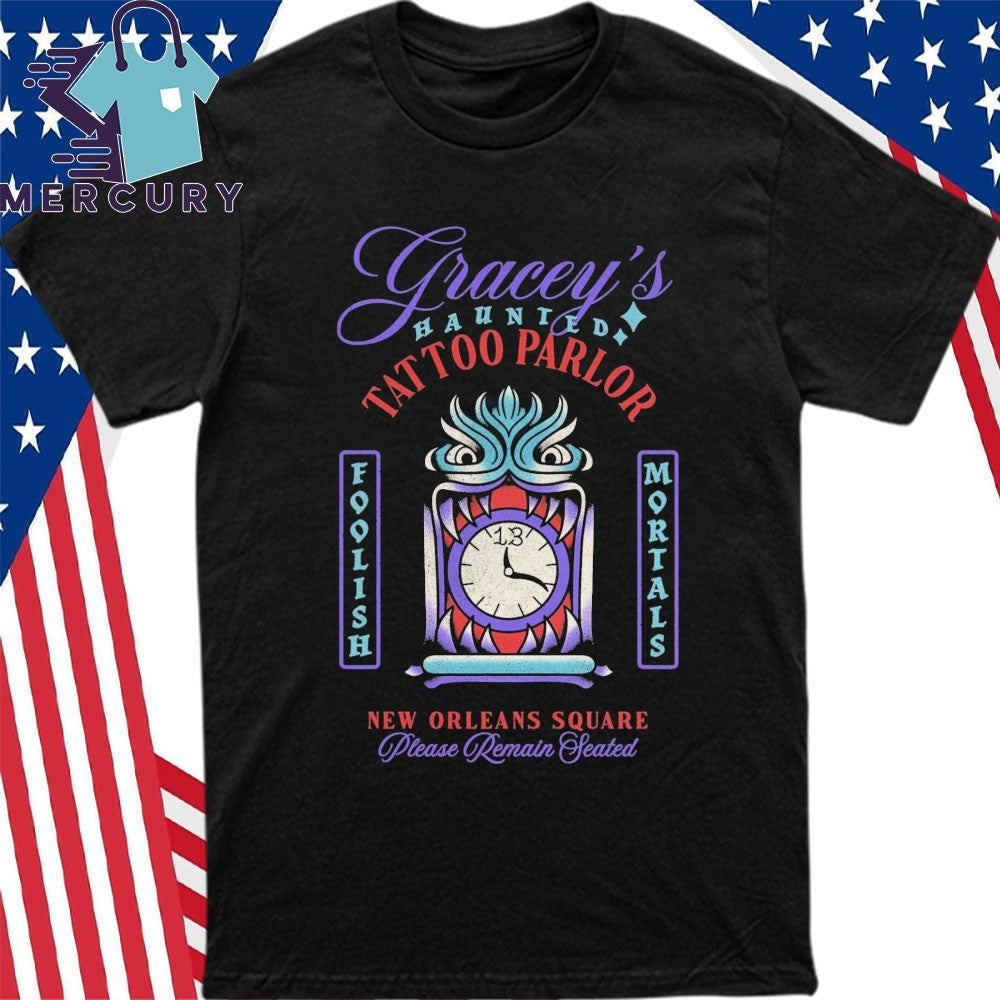 Gracey’s Haunted Tattoo Parlor Hatbox Variant Shirt