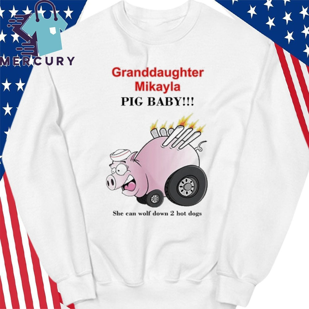 Granddaughter Mikayla Pig Baby Shirt
