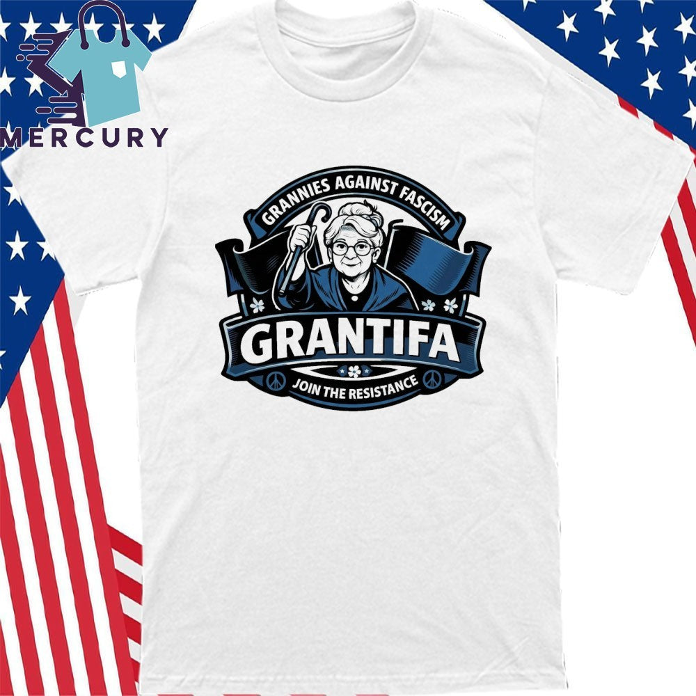 Grannies Against Fascism Grantifa Join The Resistance Shirt
