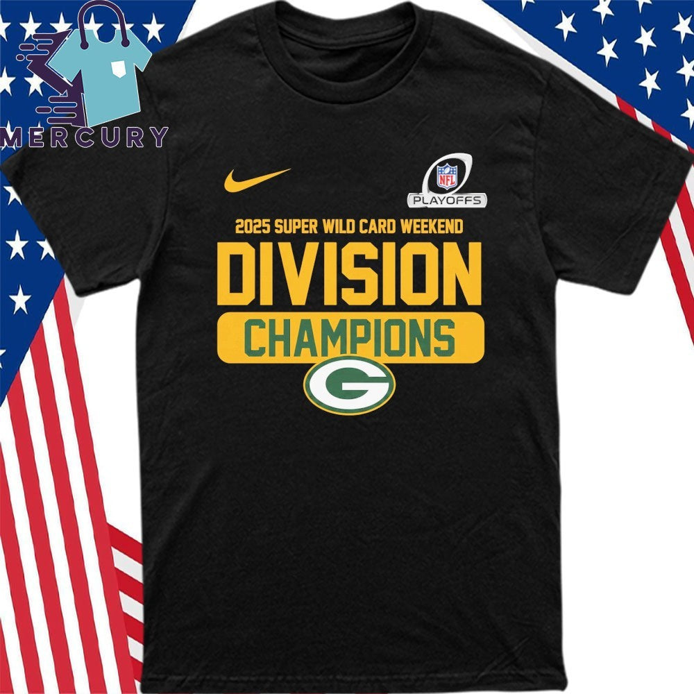 Green Bay Packers 2025 NFC Wild Card Weekend Division Champions Shirt