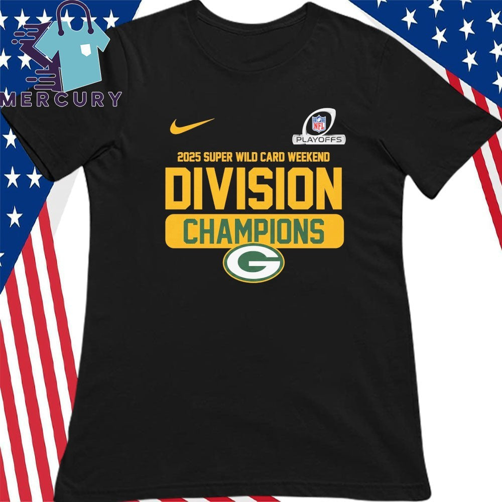 Green Bay Packers 2025 NFC Wild Card Weekend Division Champions Shirt