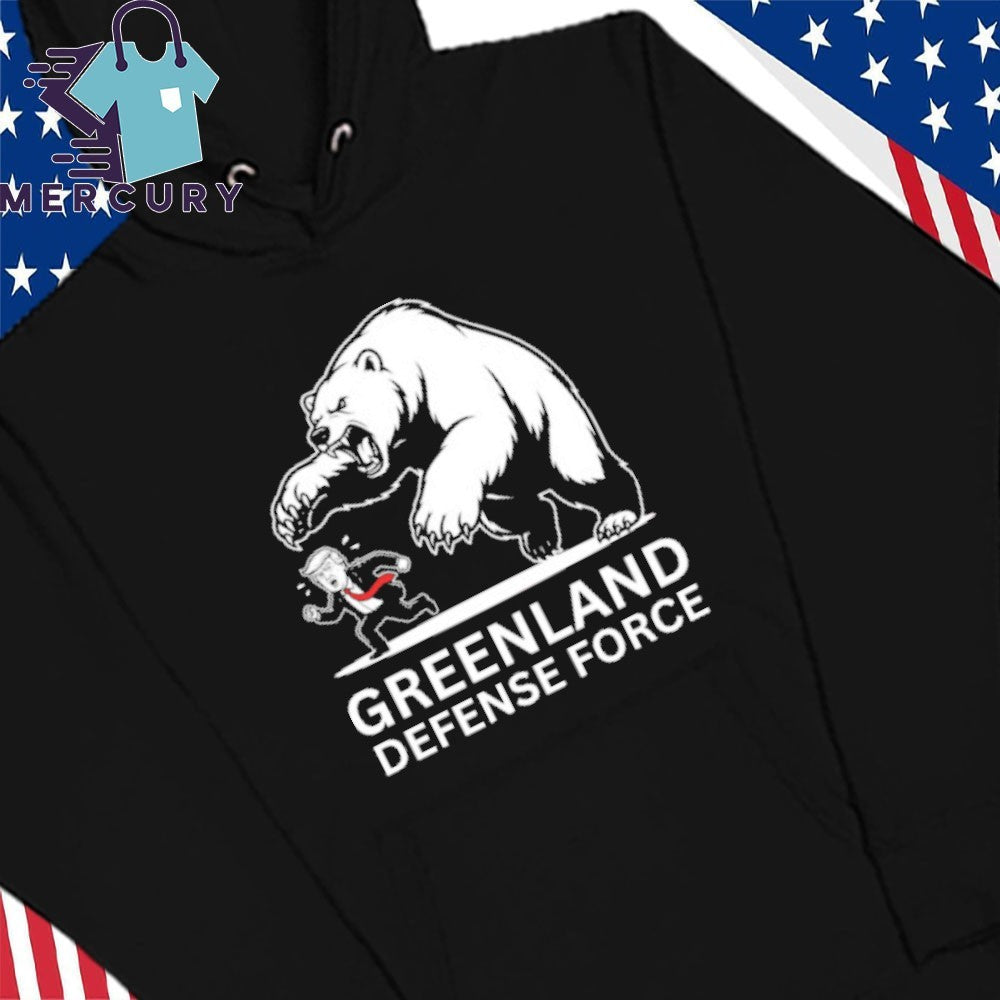 Greenland Defense Force Funny Political Shirt