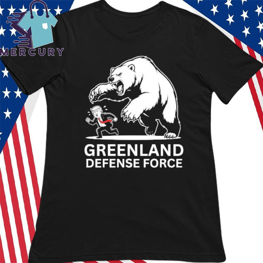 Greenland Defense Force Funny Political Shirt