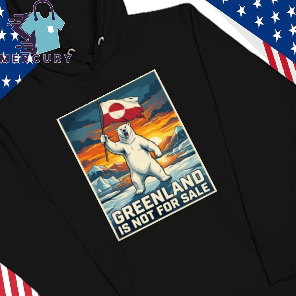 Greenland Is Not For Sale Bear Flag Shirt