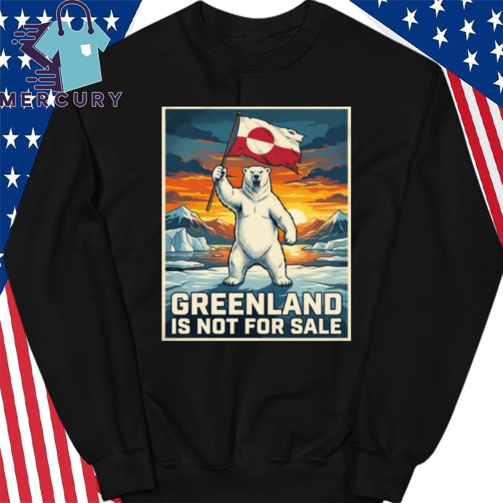 Greenland Is Not For Sale Bear Flag Shirt