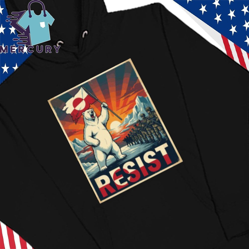 Greenland Is Not For Sale Resist Greenland Bear Shirt