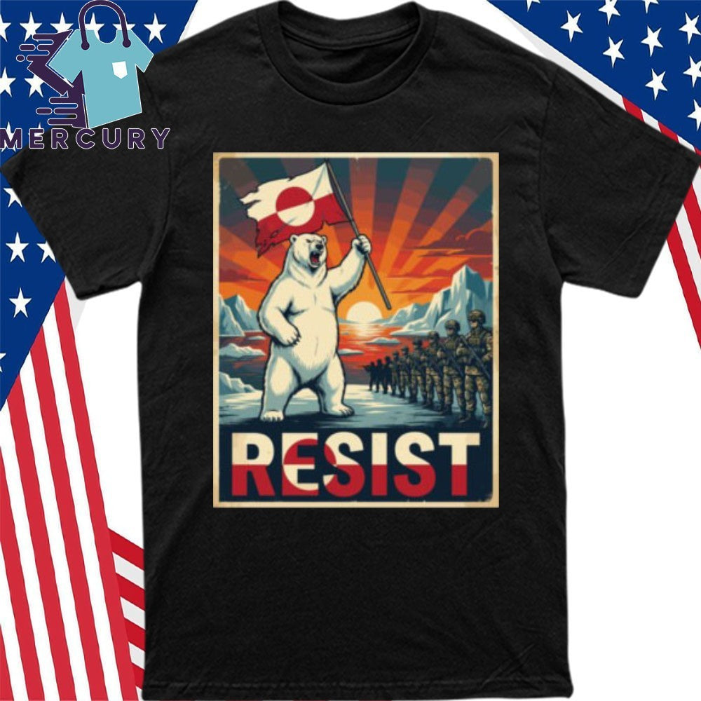 Greenland Is Not For Sale Resist Greenland Bear Shirt