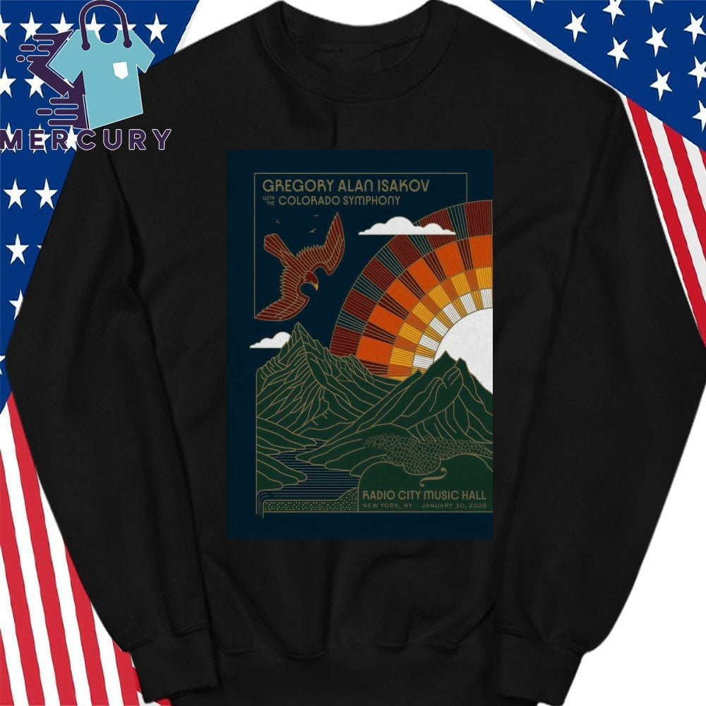 Gregory Alan Isakov New York NY January 30 2026 Poster Shirt